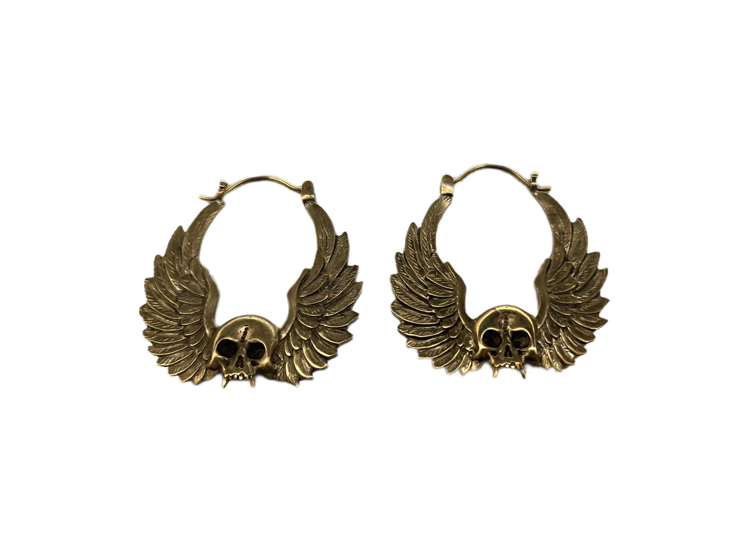 Flying Skull Earrings